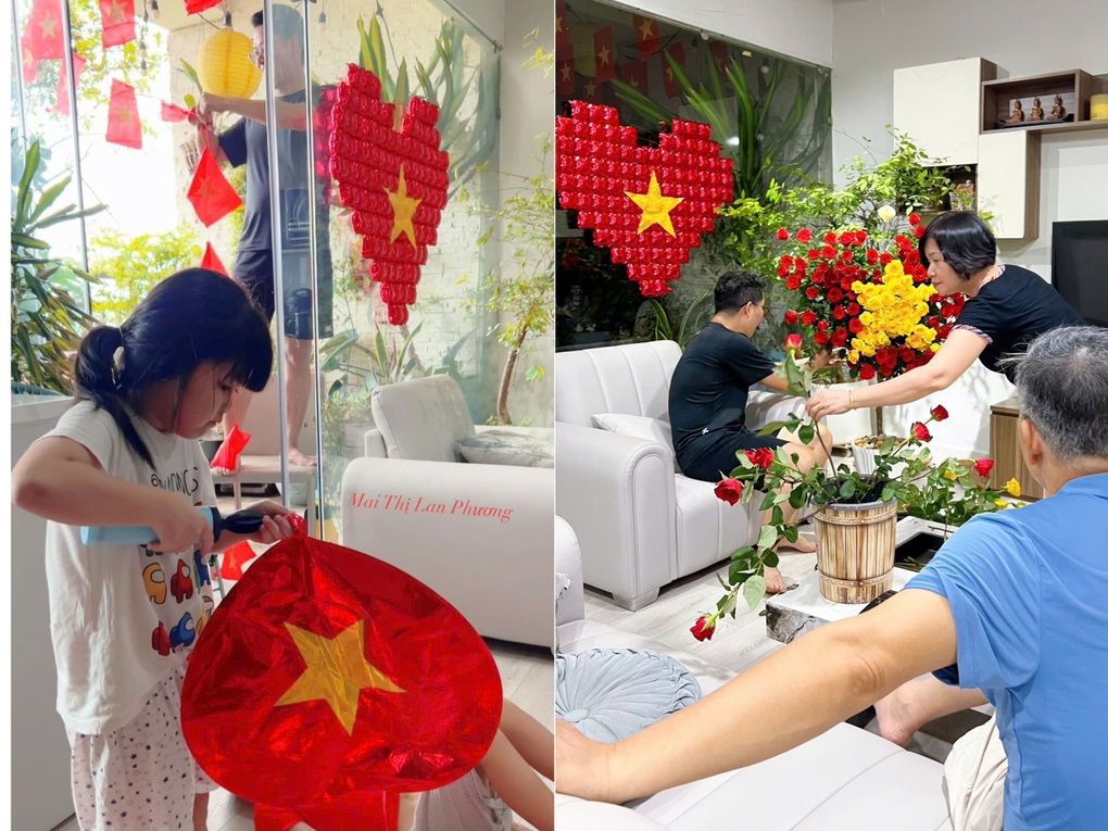 Mẹ đảm Hà Nội chi tiền triệu bày góc yêu nước dịp 2/9, nhận mưa lời khen - 2 Mẹ đảm Hà Nội chi tiền triệu bày góc yêu nước dịp 2/9, nhận mưa lời khen - 2