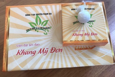 Thu hồi sản phẩm đặt âm đạo chưa được phép lưu hành