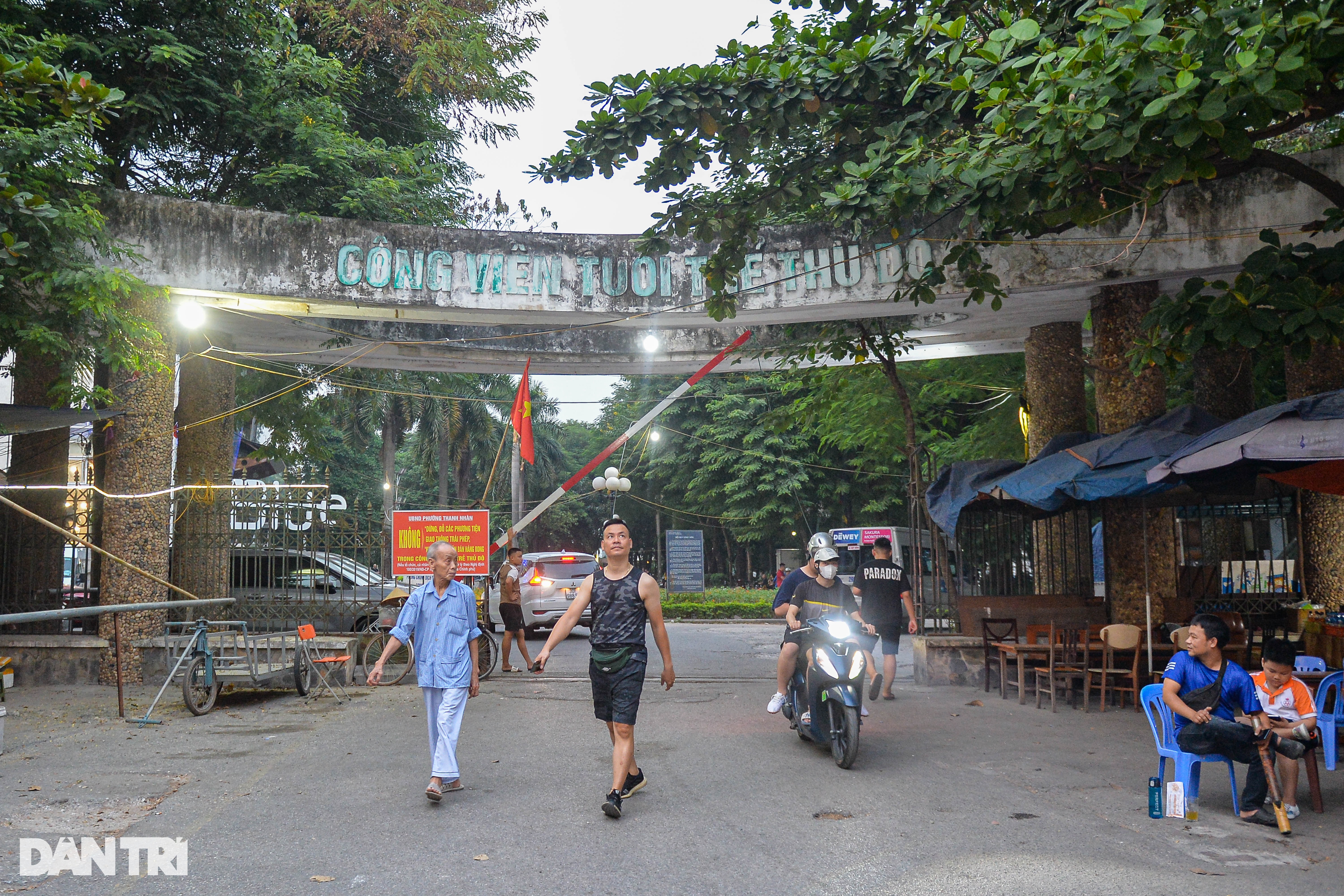 Chó thả rông, không rọ mõm tung tăng khắp các công viên ở Hà Nội - 1 Chó thả rông, không rọ mõm tung tăng khắp các công viên ở Hà Nội - 1