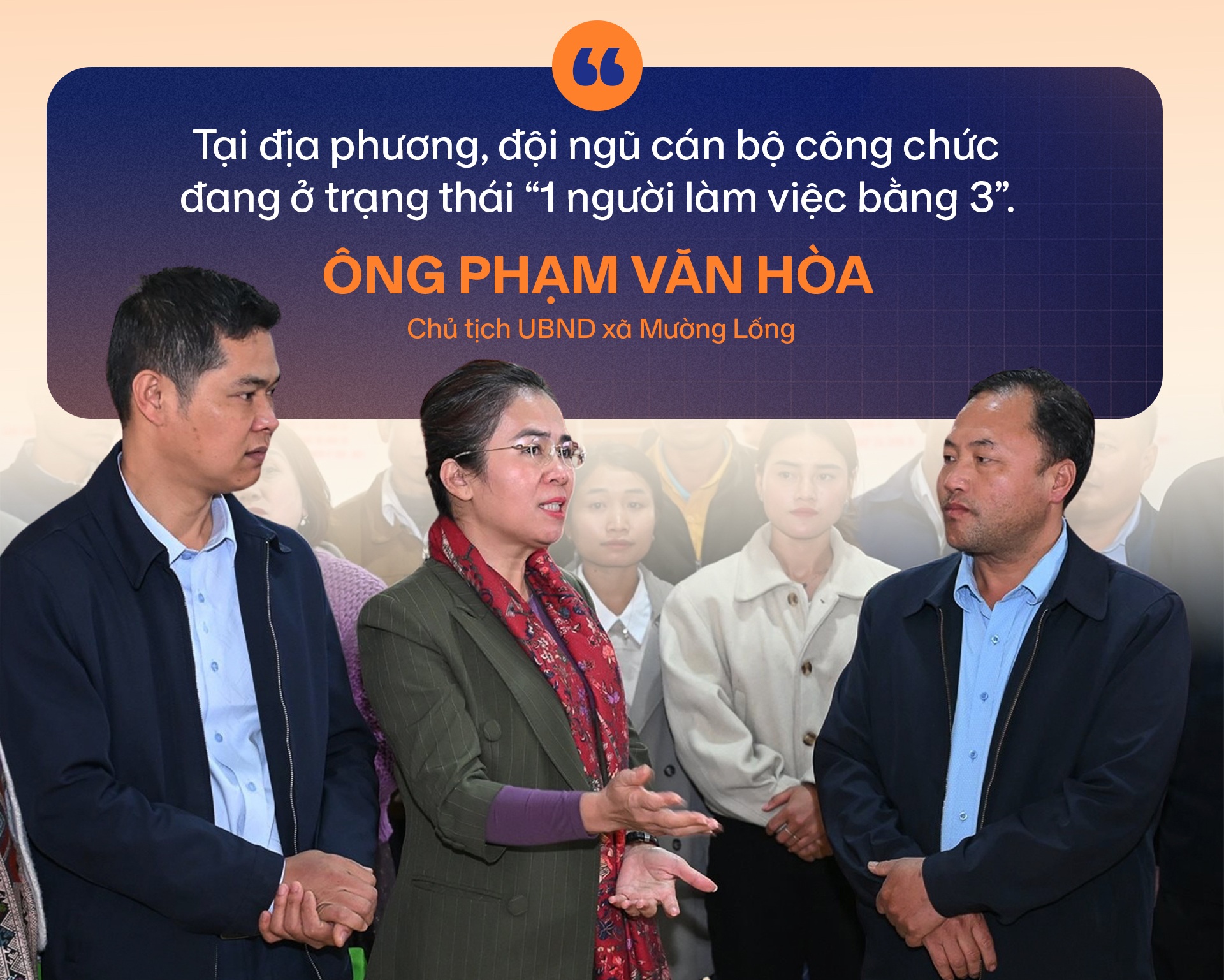 Xã thiếu hơn một nửa nhân sự, phòng 3 người “gánh” việc 13 người - 13