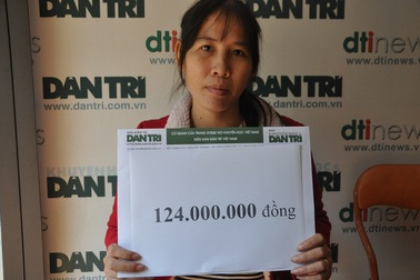 Bạn đọc giúp gia đình anh Cao Tiến Lợi 124 triệu đồng