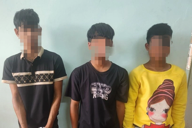 3 thanh thiếu niên trộm 4 xe máy của người đi làm rẫy