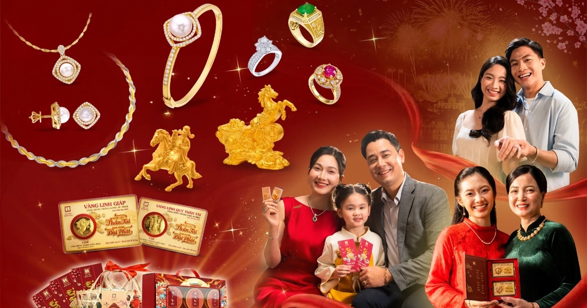 Đón Tết Bính Ngọ đẹp sang cùng vàng, trang sức Bảo Tín Minh Châu