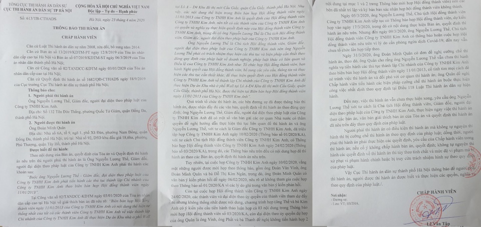 Thanh tra Hà Nội nói về vụ tranh chấp doanh nghiệp rúng động thủ đô - 3 Thanh tra Hà Nội nói về vụ tranh chấp doanh nghiệp rúng động thủ đô - 3
