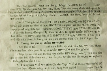 Cần truy rõ trách nhiệm vụ “kết án” HIV oan suốt 9 năm