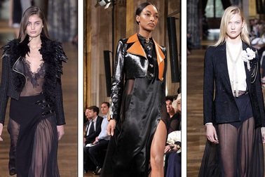 Dàn chân dài gợi cảm với váy xuyên thấu