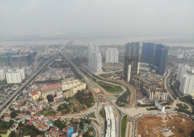 Hà Nội: Toàn cảnh đường vành đai 3 trên cao sau gần 2 năm thi công - 10 Hà Nội: Toàn cảnh đường vành đai 3 trên cao sau gần 2 năm thi công - 10