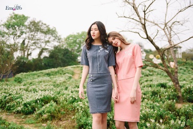 Xu hướng xuân hè 2018, Emspo tái hiện họa tiết thêu đa sắc qua BST Thanh Xuân