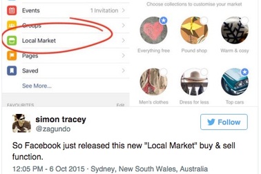 CEO Mark Zuckerberg bí mật mở “chợ” trên Facebook