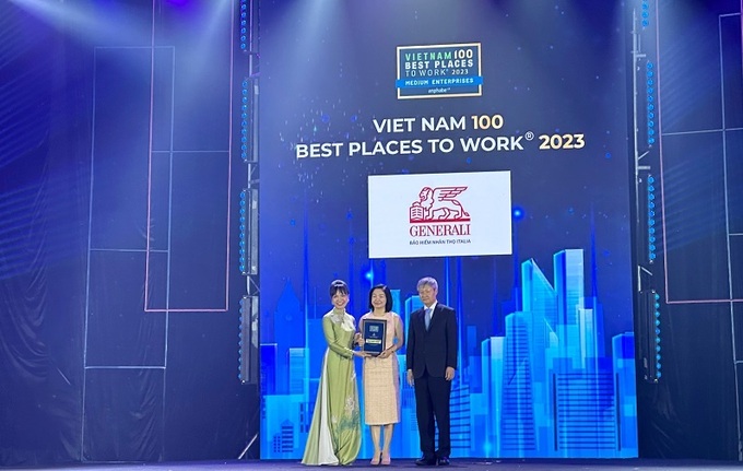 Generali Việt Nam khẳng định vị thế trong lĩnh vực tài chính, bảo hiểm với 4 danh hiệu tại Bảng xếp hạng “100 Nơi làm việc tốt nhất Việt Nam 2023”