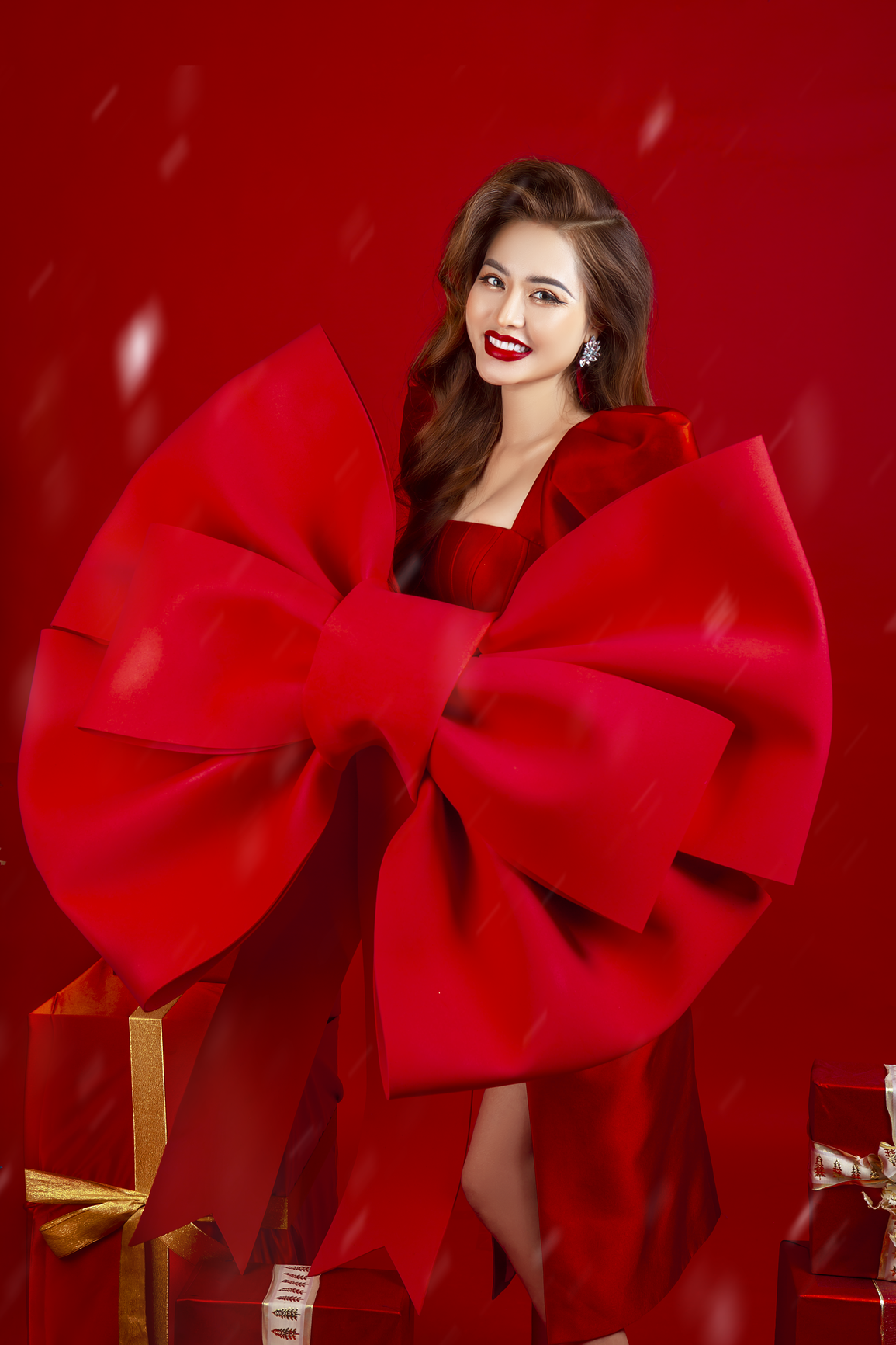 Hoa hậu Khả Hân khoe nhan sắc trong bộ ảnh mừng Giáng sinh - 3 Hoa hậu Khả Hân khoe nhan sắc trong bộ ảnh mừng Giáng sinh - 3