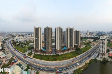 Toàn cảnh đại lộ Nguyễn Văn Linh được nâng cấp từ 6 lên 10 làn xe