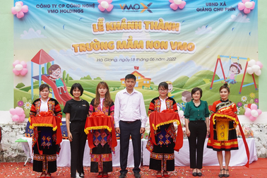 VMO tài trợ xây điểm trường cho trẻ em Hà Giang