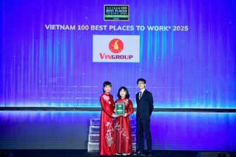 Vingroup thăng hạng trong "Top 10 nơi làm việc tốt nhất Việt Nam"