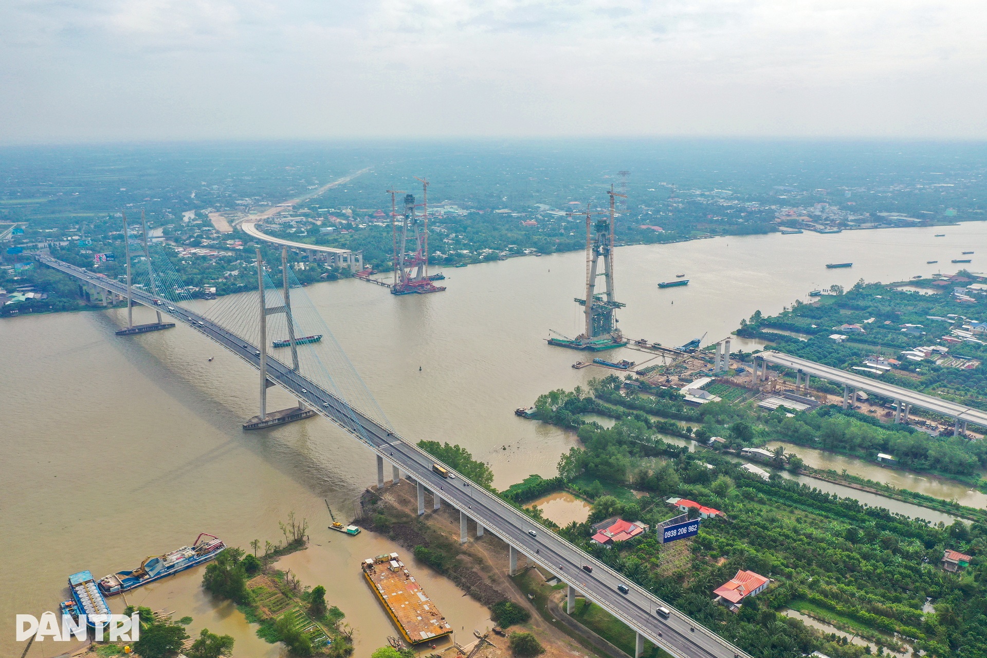 Hình hài dự án cầu dây văng trụ chữ A cao nhất vùng Tây Nam Bộ - 14 Hình hài dự án cầu dây văng trụ chữ A cao nhất vùng Tây Nam Bộ - 14
