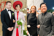 Lễ cưới Minh Tú: Dàn mỹ nhân xuất hiện lộng lẫy, an ninh thắt chặt