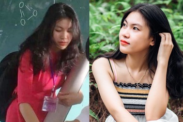 Cô giáo thực tập xinh xắn, bỗng nổi tiếng với khoảnh khắc chụp lén