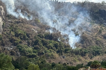 Thêm nhiều điểm cháy trên núi Cô Tô, 300 người được huy động dập lửa