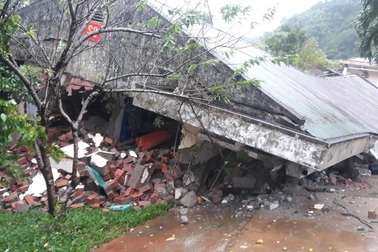 Cận cảnh vụ sạt lở kinh hoàng tại Đồn Biên phòng Cửa khẩu quốc tế Cha Lo