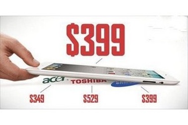 iPad 2 “đọ” giá với các đối thủ