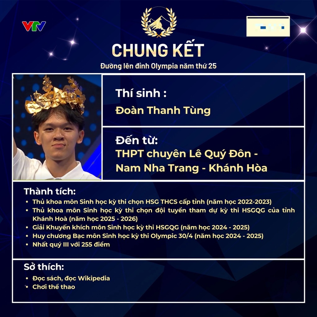 올림피아 2025 결승전에는 합병 후 4개 경제 지역 대표가 모였습니다. Chung kết Olympia 2025 hội tụ đại diện 4 vùng kinh tế sau sáp nhập - 4