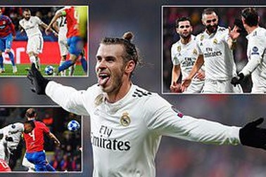 Viktoria Plzen 0-5 Real Madrid: Bale, Benzema rực sáng