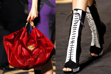 Sành điệu với túi và giày Versace