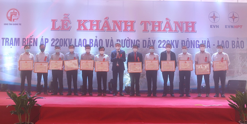 Khánh thành Công trình Trạm biến áp 220kV Lao Bảo và Đường dây 220kV Đông Hà - Lao Bảo - 2 Khánh thành Công trình Trạm biến áp 220kV Lao Bảo và Đường dây 220kV Đông Hà - Lao Bảo - 2