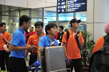 Đội tuyển Việt Nam đổ bộ xuống Kuala Lumpur