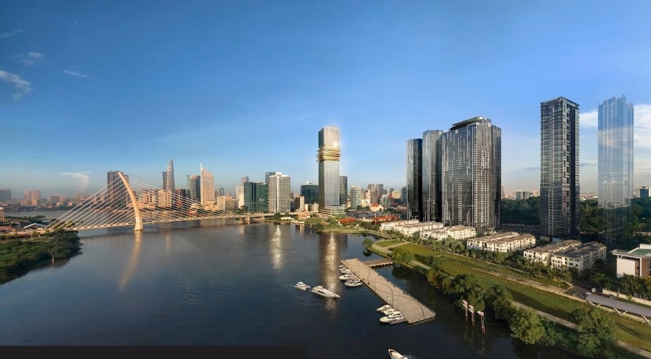 Marina Central Tower: Símbolo comercial no complexo Grand Marina, Saigon - 2 Marina Central Tower: Biểu tượng thương mại trong khu phức hợp Grand Marina, Saigon - 2