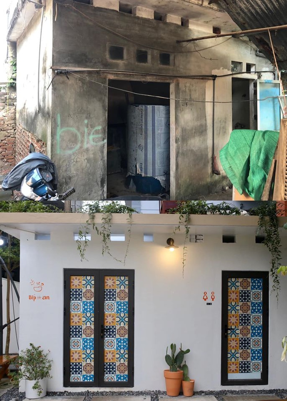 Ngỡ ngàng trước ngôi nhà cũ rích lột xác thành quán cà phê thời thượng - 3 Ngỡ ngàng trước ngôi nhà cũ rích lột xác thành quán cà phê thời thượng - 3