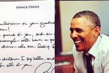 Lá thư ông Obama tự tay viết cho tù nhân được khoan hồng gây "sốt"