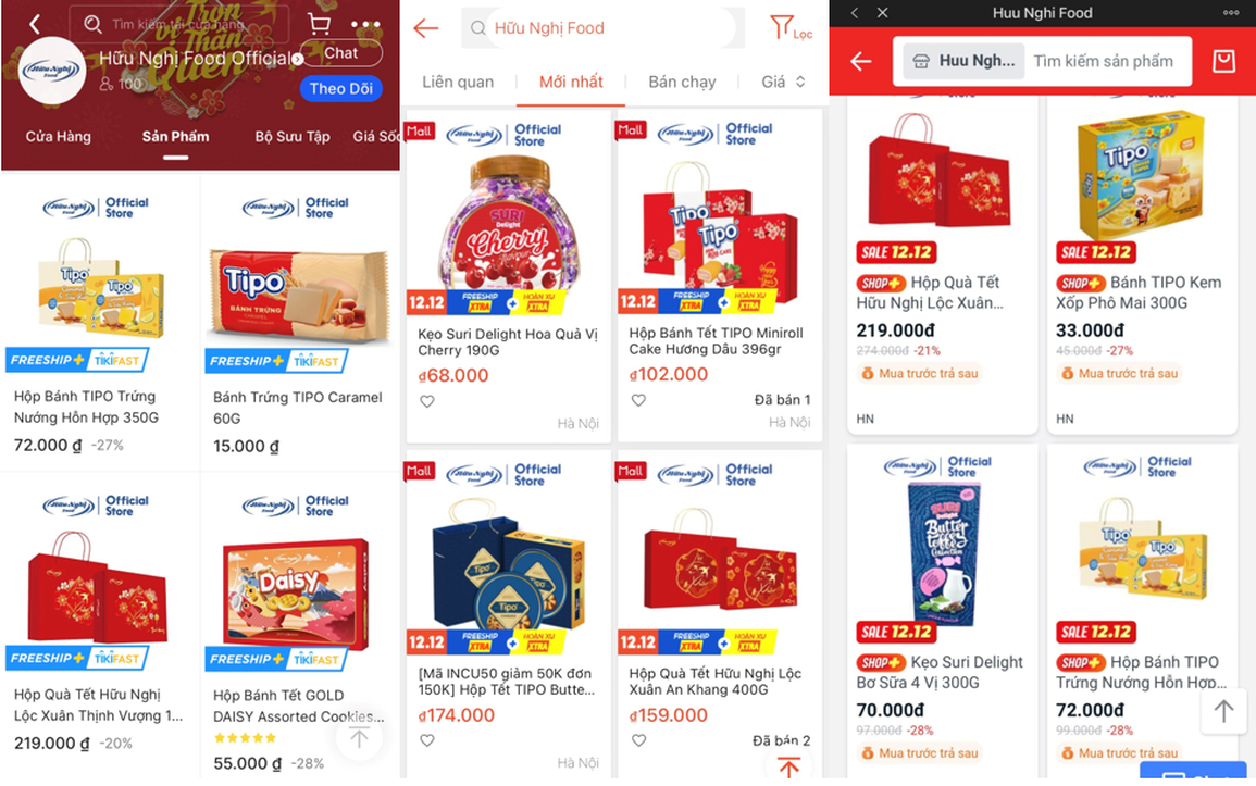 Tết rộn ràng tại các gian hàng trực tuyến của Hữu Nghị Food - 1 Tết rộn ràng tại các gian hàng trực tuyến của Hữu Nghị Food - 1