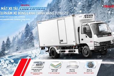 Siêu phẩm xe đông lạnh chính hãng từ Isuzu Việt Nam