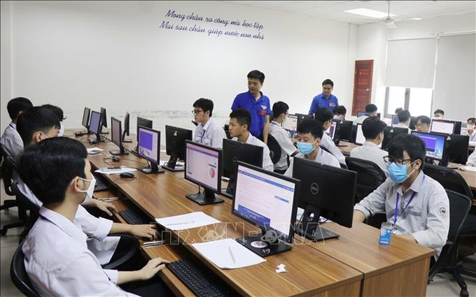Các thí sinh tham gia Hội thi. Ảnh: TTXVN