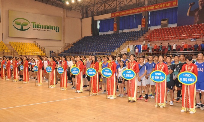 Thanh Hóa: 271 vận động viên tranh tài giải bóng chuyền “Bông lúa vàng” lần thứ VII - Ảnh 1. Thanh Hóa: 271 vận động viên tranh tài giải bóng chuyền “Bông lúa vàng” lần thứ VII - Ảnh 1.