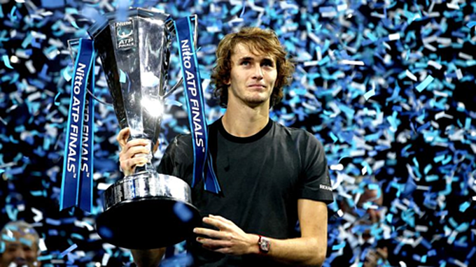 Nhà đương kim vô địch ATP Finals Alexander Zverev. Ảnh: Reuters.