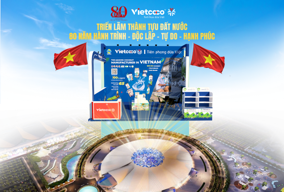 Vietcoco នាំយកខ្លឹមដូងវៀតណាម ស្របតាមបរិយាកាសបុណ្យជាតិ 2/9 - 1 Vietcoco mang tinh hoa dừa Việt hòa nhịp cùng không khí đại lễ Quốc khánh 2/9 - 1