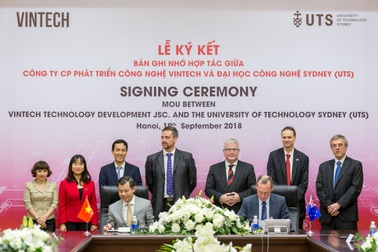 VinTech và Đại học Công nghệ Sydney ký bản ghi nhớ hợp tác về công nghệ
