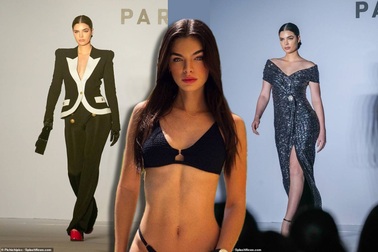 4 tháng sau khi sinh con, Hoa hậu Hoàn vũ Paraguay tái xuất sàn catwalk