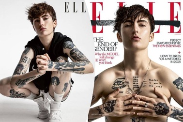 Diện mạo ấn tượng của người mẫu phi giới tính