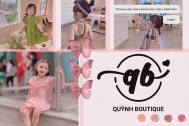 Quỳnh Boutique - Thương hiệu thời trang baby được ưa chuộng tại thị trường Việt Nam