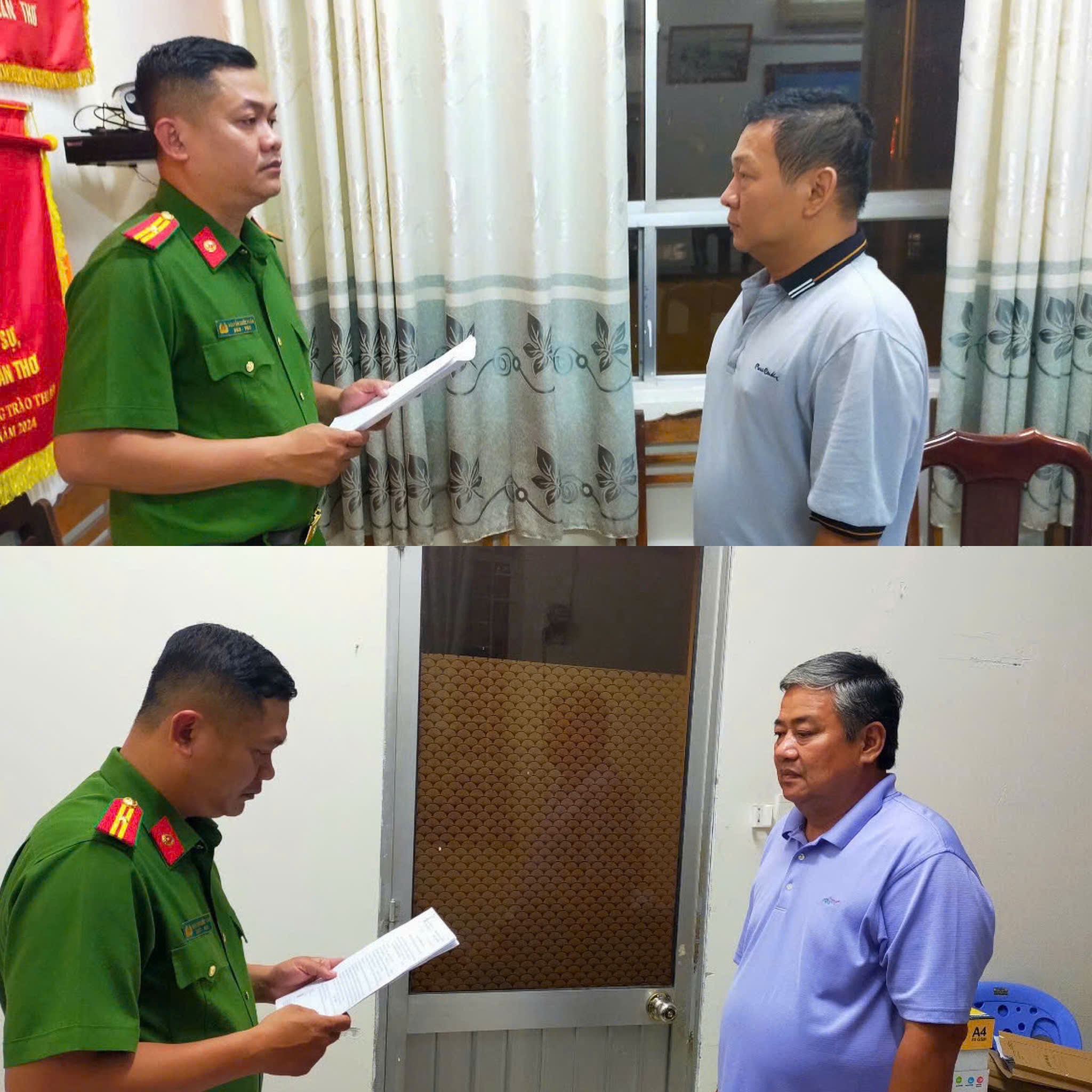 Can Tho'da iki eski banka görevlisinin tutuklanması - 1 Bắt hai cựu cán bộ ngân hàng ở Cần Thơ - 1