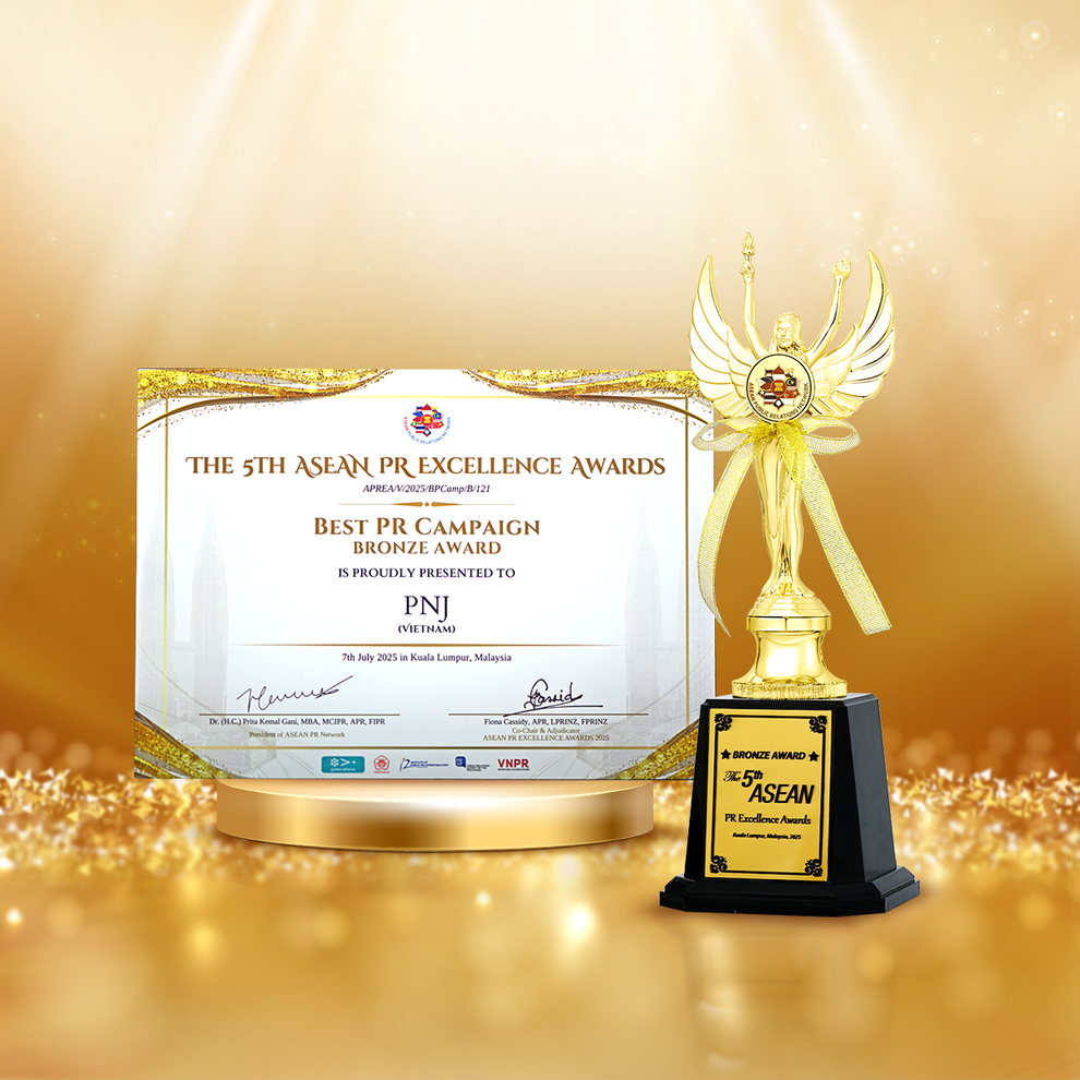 PNJ thắng giải Chiến dịch PR xuất sắc nhất tại ASEAN PR Excellence Awards 2025 - 2 PNJ thắng giải Chiến dịch PR xuất sắc nhất tại ASEAN PR Excellence Awards 2025 - 2