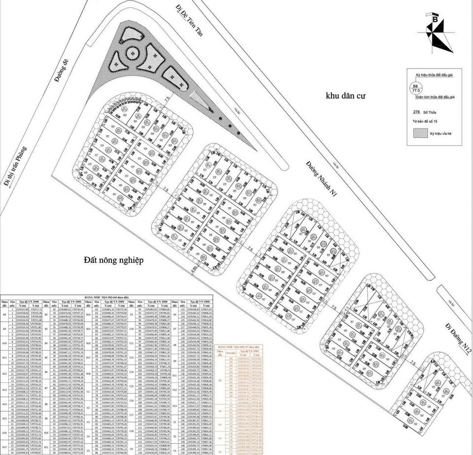 En förort till Hanoi auktionerade ut mark, det vinnande priset var nästan 100 miljoner VND/m2 - 1 Một huyện vùng ven Hà Nội đấu giá đất, giá trúng gần 100 triệu đồng/m2 - 1