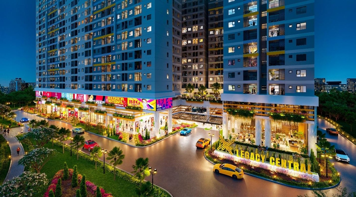 Những trải nghiệm sống tiện nghi, hiện đại tại Legacy Central - 2 Những trải nghiệm sống tiện nghi, hiện đại tại Legacy Central - 2