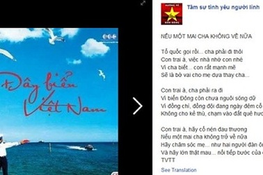 Bài thơ người lính đảo gửi con trai gây xúc động mạnh