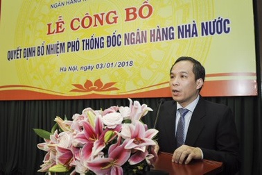 Ông Đoàn Thái Sơn được bổ nhiệm làm Phó Thống đốc Ngân hàng Nhà nước