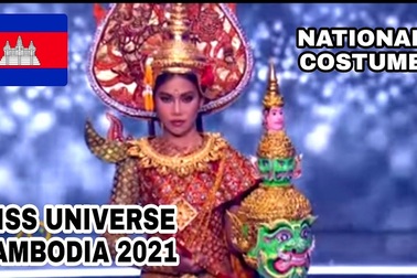 Phần trình diễn quốc phục của Hoa hậu Hoàn vũ Campuchia