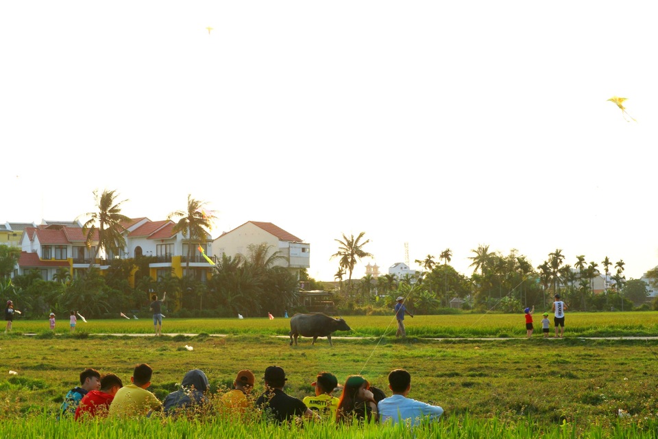 Phụ huynh cùng học sinh ra đồng thả diều giữa dịch Covid-19 - 4 Phụ huynh cùng học sinh ra đồng thả diều giữa dịch Covid-19 - 4